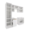 Ver imagem 3 de Lavanderia Modulada Kappesberg Celeste 7 Peças Branco 230cm