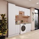 Ver imagem 1 de Lavanderia Modulada Kappesberg Celeste 7 Peças Branco 230cm