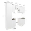 Ver imagem 2 de Lavanderia Modulada Kappesberg Celeste 7 Peças Branco 230cm