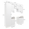Lavanderia Modulada Kappesberg Celeste 7 Peças Branco 230cm - 2