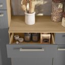 Ver imagem 6 de Armário de Cozinha Compacta Nala Freijó/gris8 Portas, 2 Gavetas e Balcão com Tampo - Kits Paraná