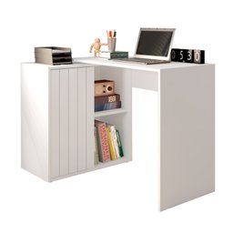 Escrivaninha para Escritório com 1 Porta Ripada Start - 2
