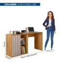 Ver imagem 4 de Escrivaninha Mesa Escritório com 1 Porta Ripada Start