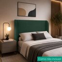 Ver imagem 5 de Cabeceira Queen 160 cm com Frame Imperial Linho Verde Musgo Impo
