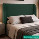 Ver imagem 2 de Cabeceira Queen 160 cm com Frame Imperial Linho Verde Musgo Impo