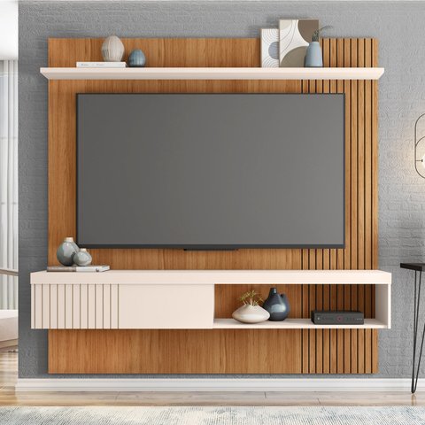 Painel Ripado para TV até 65 Polegadas 180cmx183cm Moon