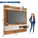 Ver imagem 5 de Painel para TV até 65 Polegadas 183cmx180cm com Ripado Moon