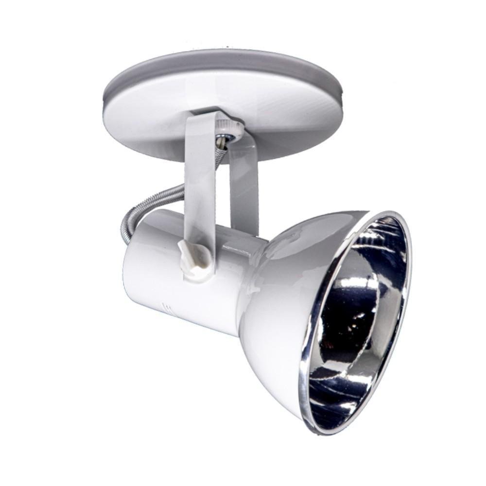 Spot Sobrepor P1 Lâmpada E27 Branco Refletor Ed Luz Mix | MadeiraMadeira