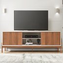 Ver imagem 6 de Rack Ripado para Tv até 72 Polegadas Portas Frisado Pés Cavalete Sparta