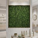 Ver imagem 2 de 9 Placas Planta Samambaia Artificial 60cm Jardim de Inverno Vertical Interno Realista e Permanente