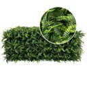Ver imagem 5 de 9 Placas Planta Samambaia Artificial 60cm Jardim de Inverno Vertical Interno Realista e Permanente
