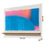 Rack Com Painel Para Sala TV 55 Polegadas Branco Madeira Amsterdã Vênus Tebarrot - 3