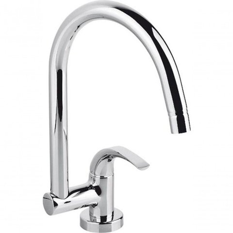 Torneira Pratika Plus de Cozinha Banca Cromado Dn15 1-2 1167-prp-cr Fabrimar