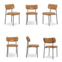 Ver mais imagens de Conjunto Mesa de Jantar Rústica Madeira Maciça com 6 Cadeiras Mona Yescasa