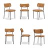Conjunto Mesa de Jantar Rústica Madeira Maciça com 6 Cadeiras Mona - 8