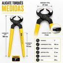 Ver imagem 5 de Torques Armador Alicate Turquesa Carpinteiro Profissional 7 Polegadas Multiuso Corte Ferro Arame Obr