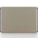 Ver imagem 2 de Cabeceira Cama Box Queen 160cm Estofada Goya P05 Suede Bege - Lyam Decor