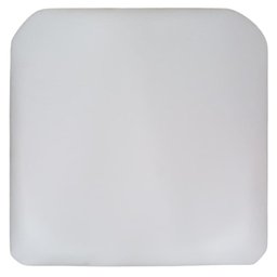Kit 4 Cadeira para Cozinha Mc Tubular Almofadada Estrutura Branca com Assento Branco Medcombo - 9