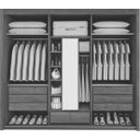 Ver imagem 2 de Guarda Roupa Casal 3 Portas 7 Gavetas - Pacioli Plus - Móveis Bettio