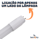 Ver imagem 2 de Kit 10 Lâmpadas Led Tubular 120cm 20w T8 1,2m Branco Frio Cor da Luz Branco-frio 110v/220v