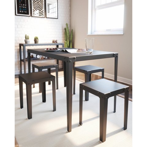 Banco para Sala de Jantar 1 Lugar 35x45x35 Rio Preto/Fosco
