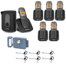 Kit Porteiro Eletrônico sem Fio Tis 5010 + 5 Ramais + 6 Fones + Fechadura Intelbras Tis 5010 + Ts 51 - 1