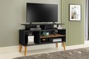Ver imagem 3 de Rack para TV Brado Preto e Canela