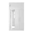 Ver imagem 5 de Cama Alta Infantil/Juvenil com Escrivaninha, Armário e Nichos