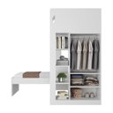 Ver imagem 4 de Beliche Infantil/Juvenil com Armário, Nichos e Mesa de Apoio