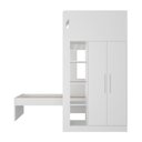 Ver imagem 6 de Beliche Infantil/Juvenil com Armário, Nichos e Mesa de Apoio