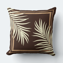 Ver imagem 4 de Kit 4 Capas de Almofadas Decorativas Moça Marrom 45x45cm C/zíper