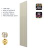 Placa de Painel Ripado Nobre 50cm Off White - Gelius - 3