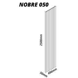 Placa de Painel Ripado Nobre 50cm Off White - Gelius - 5