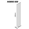 Placa de Painel Ripado Nobre 50cm Off White - Gelius - 5