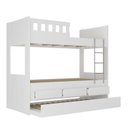 Ver imagem 6 de Treliche Infantil/Juvenil com 3 Gavetas 100% MDF Branco
