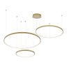 Lustre Pendente Astraled Bevis Pl-9734 Dourado Led Bivolt Dourado Pl-9734 - 1