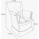 Ver imagem 2 de Cadeira de Amamentação Poltrona da Mamãe