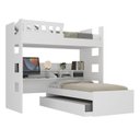 Ver imagem 2 de Treliche Infantil/Juvenil com Escrivaninha e Nichos 