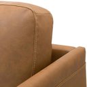 Ver imagem 2 de Poltrona Decorativa para Sala Living Industrial 80cm Amábile L06 Couro Camel - Lyam Decor