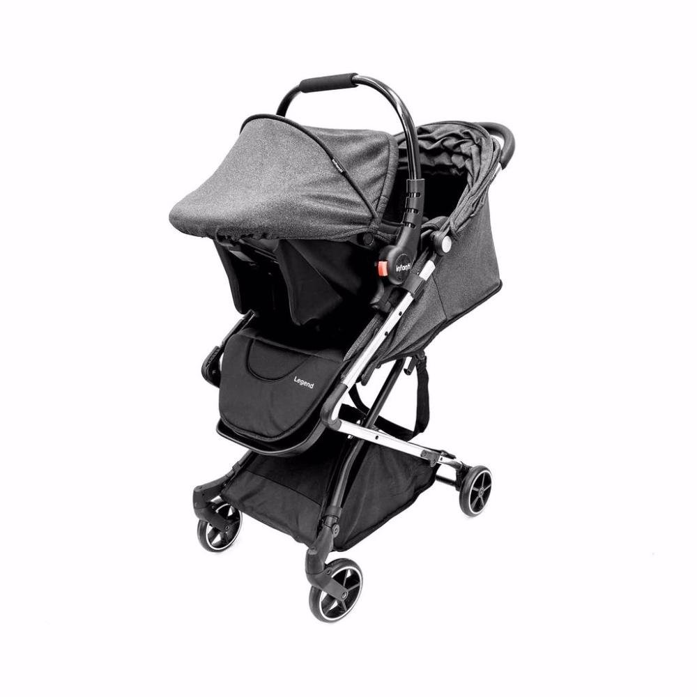 Carrinho com Bebê Conforto Travel System Legend Duo Fly Infanti Black Bold - 2