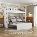 Ver imagem 1 de Beliche Family Casal com Nichos 100% MDF 