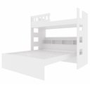 Ver imagem 4 de Beliche Family Casal com Nichos 100% MDF Branco