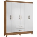 Ver imagem 1 de Guarda Roupa 9530 Naturale Branco Moval Naturale Branco