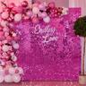 Kit 20 Placa Painel Shimmer Wall Muro Lantejoula Festa 30x30 Modelos:rosa - 7