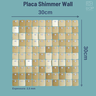 Kit 20 Placa Painel Shimmer Wall Muro Lantejoula Festa 30x30 Modelos:rosa - 2