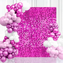 Ver imagem 1 de Kit 20 Placa Painel Shimmer Wall Muro Lantejoula Festa 30x30 Modelos:rosa