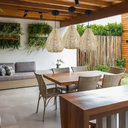 Ver imagem 2 de Pendente Fibra Natural Bivolt Sisal