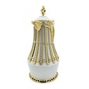 Ver imagem 2 de Garrafa Térmica Branco com Dourado para Café e Chá - 1l