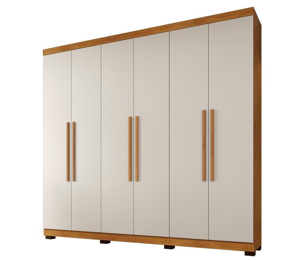 Guarda Roupa 6 Portas New Master Cinamomo Off Benetil - 2