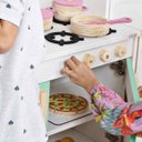Ver imagem 6 de Kit Cozinha Infantil com Geladeira e Máquina de Lavar - Verde Claro